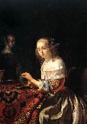 The Lacemaker MIERIS, Frans van, the Elder